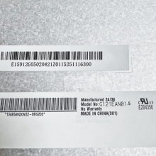 G121EAN01.5 AUO 12.1inch  TFT-LCD screen 1280*800 Display