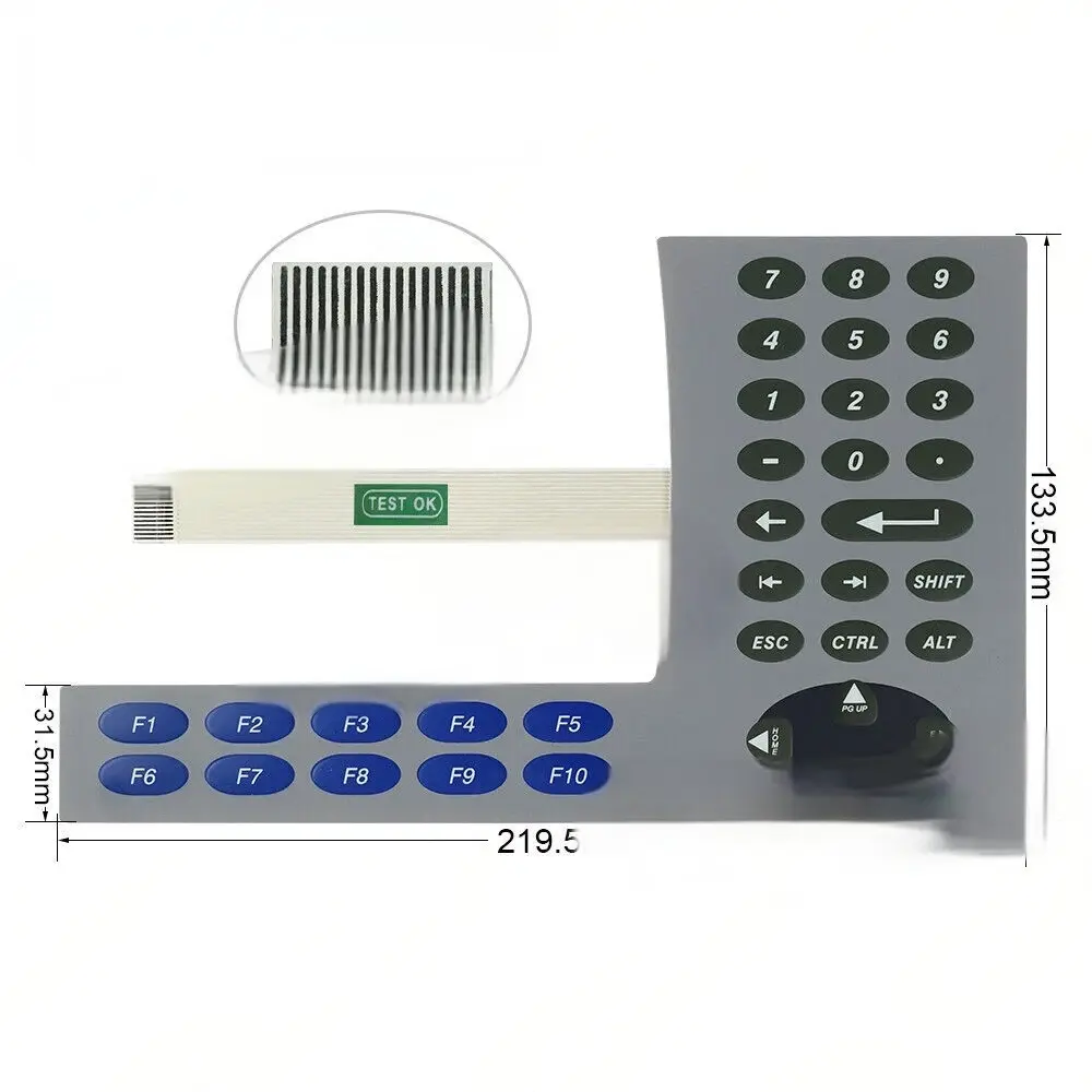 Keypad 2711P-K6C5A 2711P-K6C5D Allen-Bradley Membrane