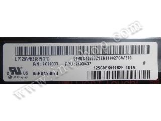LP125WH2-SPT1 LG 12.5inch lcd display