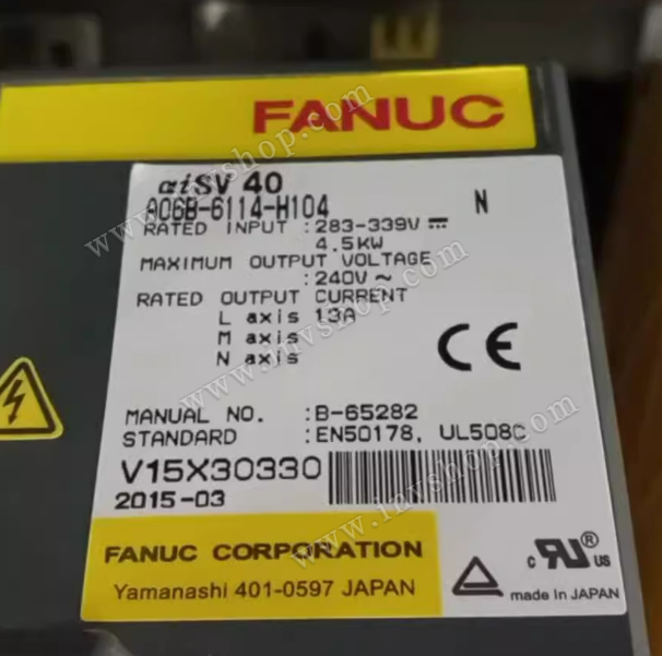 A06B-6114-H104 Fanuc Driver Ninety percent New