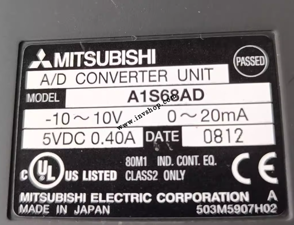 A1S68AD MITSUBISHI A/D CONVERTER New and Original