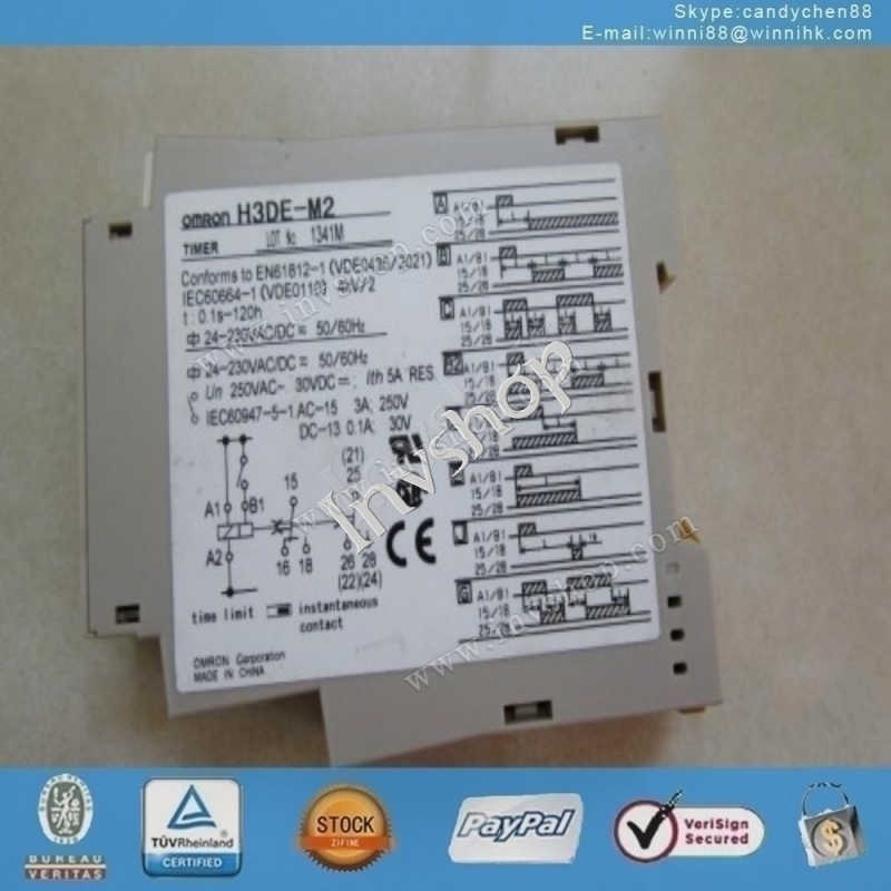 new OMRON H3DE-M2 Set the time relay