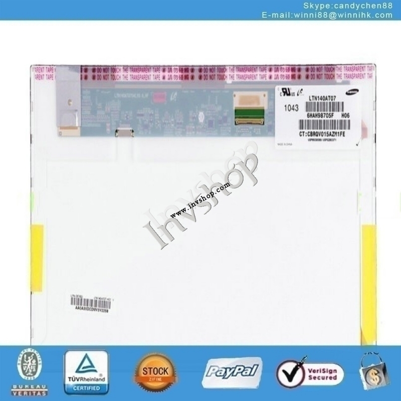 LTN140AT07 LED LCD Screen Panel Display LTN140AT07-L01