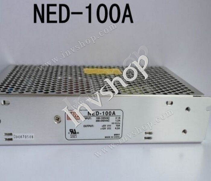 neue WELL AC / DC 100W 5V 10A und 12V 4.2A MW NED-100A Schalt UL DHL