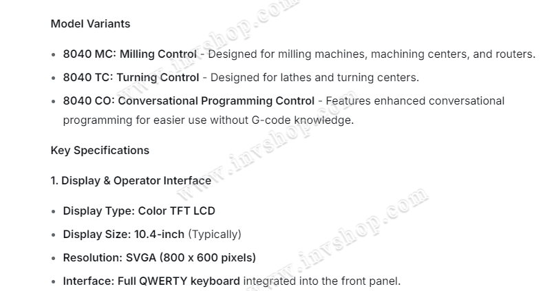 FAGOR 8040 Keypad New and Original