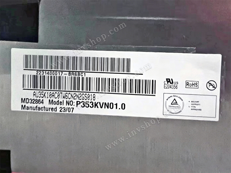 P353KVN01.0 AUO 35,3 Zoll 1600*1800 LCD-Panel Zuverlässig