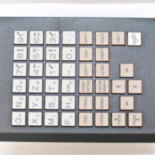 The new keyboard A02B-0281-C120 for injection molding machine computer