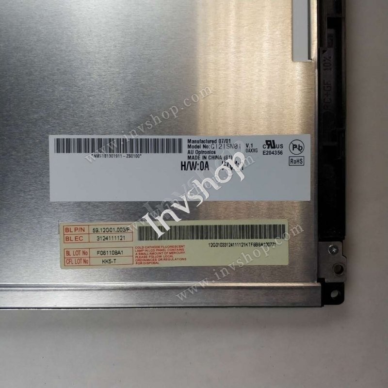 G121SN01 V1 AUO 12.1inch lcd panel G121SN01 V.1