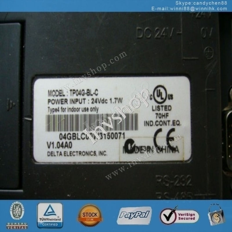 TP04G-BL-C Delta 4 V1.02 Text display Module