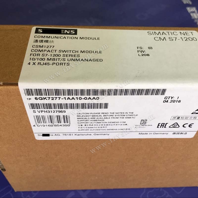 6GK7277-1AA10-0AA0 SIEMENS Compact Switch Module CSM 1277