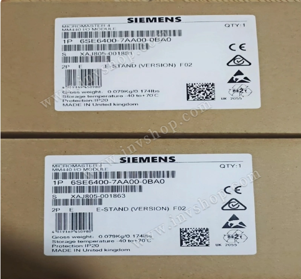 6SE6400-7AA00-0BA0 Siemens Controller Converter module