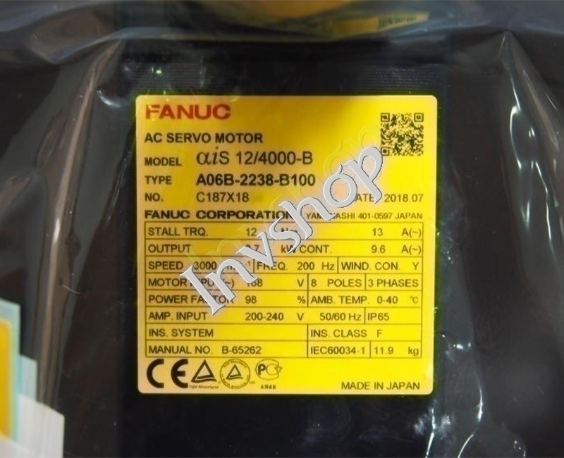 A06B-2238-B100 Fanuc-Servomotor